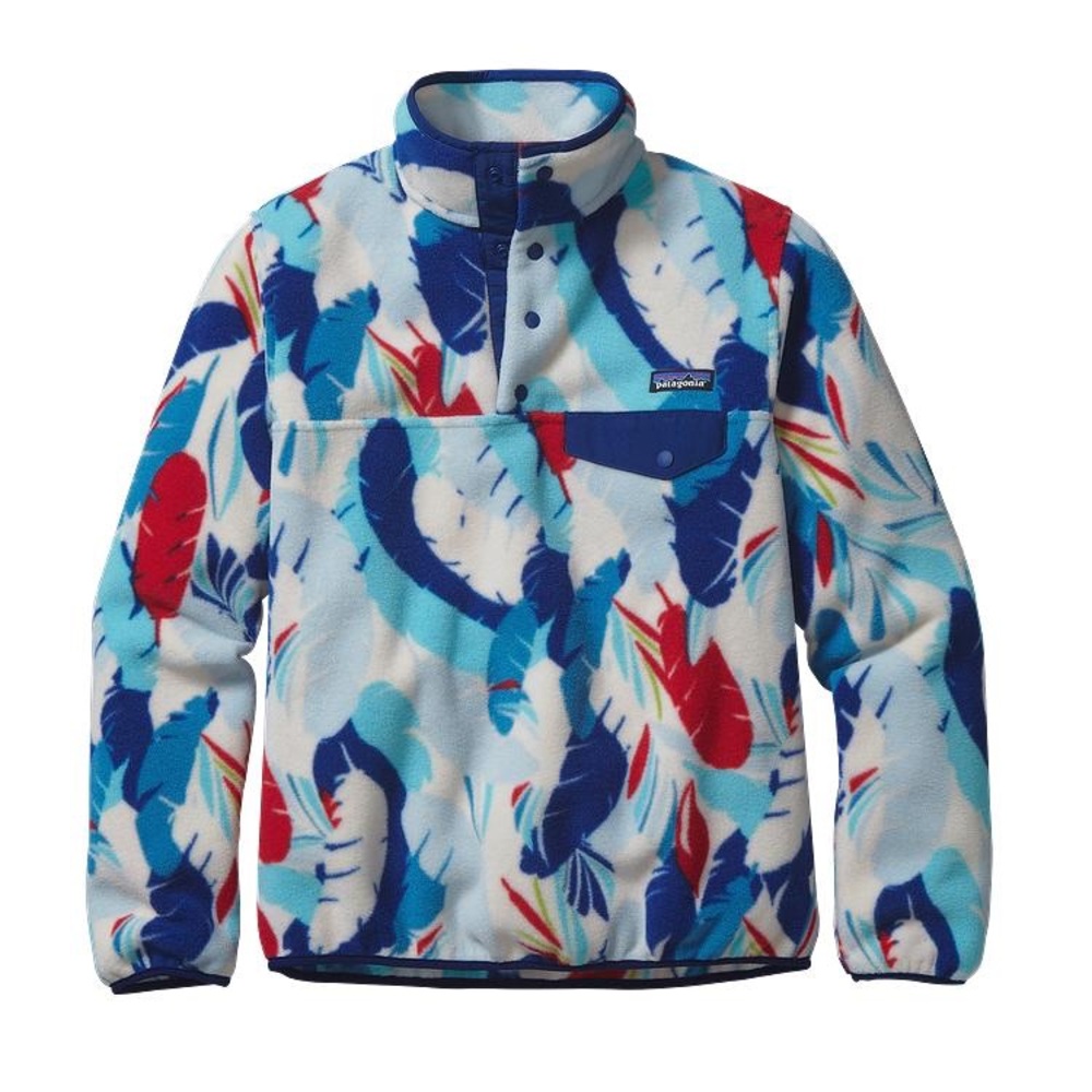 Patagonia Womens Lightweight Synchilla Snap-T Fleece Pullover Feather Dance